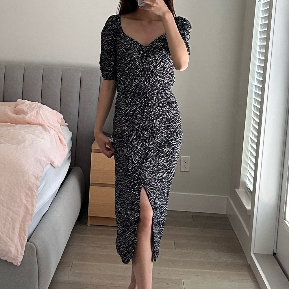 Reformation open edit dress